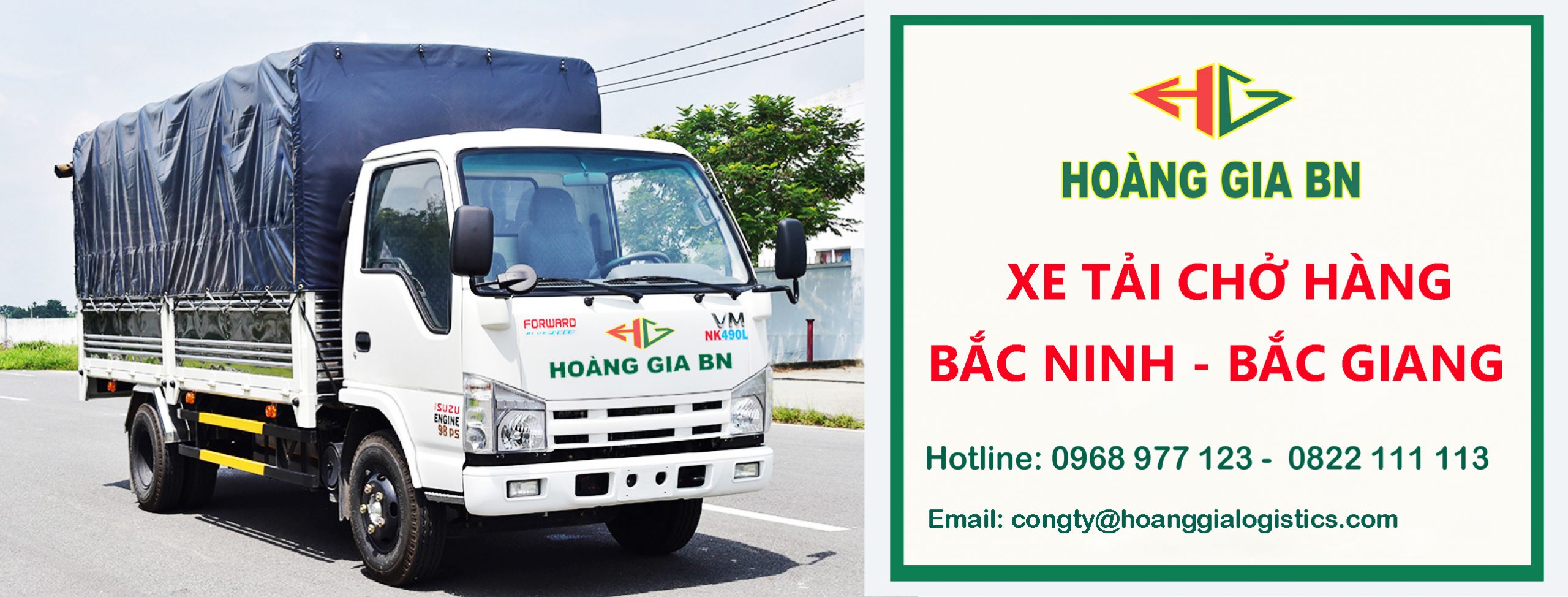 Dịch vụ xe tải chở hàng giá rẻ tại Bắc Ninh - Bắc Giang