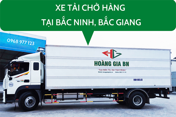 xe tải chở hàng tại Bắc Ninh, Bắc Giang - Hoàng Gia BN